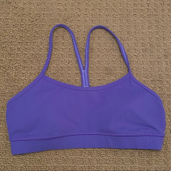 lululemon athletica Other - Lululemon Purple Flow Y Bra Nulu Racerback Sports Bra